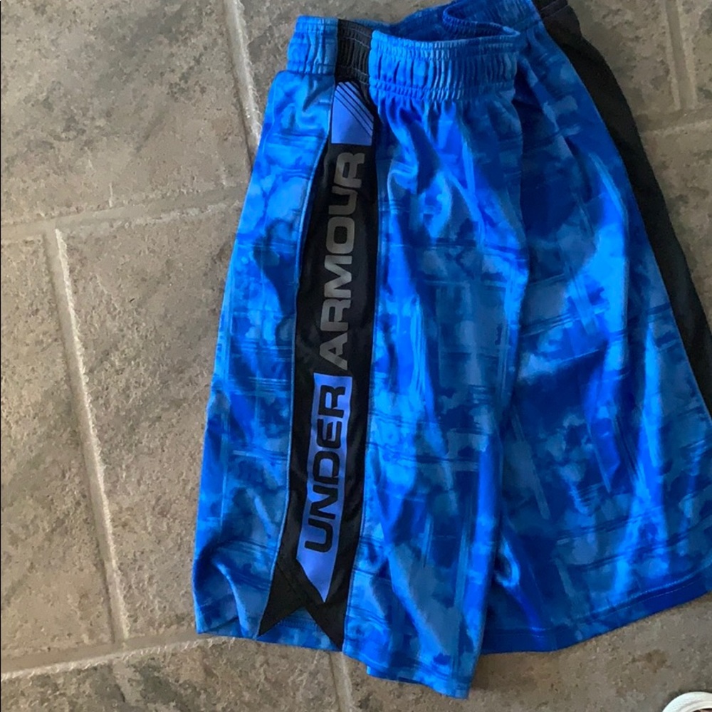 Boys Under Armour Basketball Shorts Youth Medium